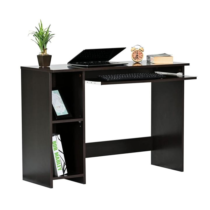 DeckUp Apollo Engineered Wood Paticle Board Study & Computer Table and Office Desk (White, Matte Finish)