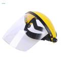 3xProtective Shield Head-Mounted Face Eye Shield Screen Grinding Clear. 