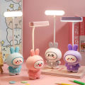 Cute Rabbit Small Table Lamp Office Decoration Desktop Cute Cartoon Mini Night Lamp USB Charging 360 ° Adjustable Reading Lamp With Pencil Sharpener-Best Rate. 