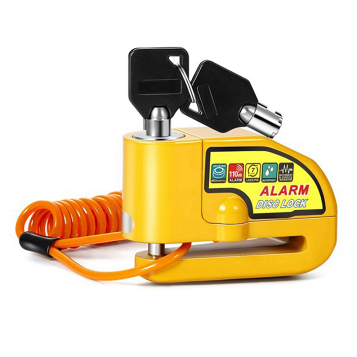 disk brake lock disk lock alarm motorcycle