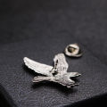 Small Flying Metal Eagle Pin For Men Suit Fashion Accessories. 