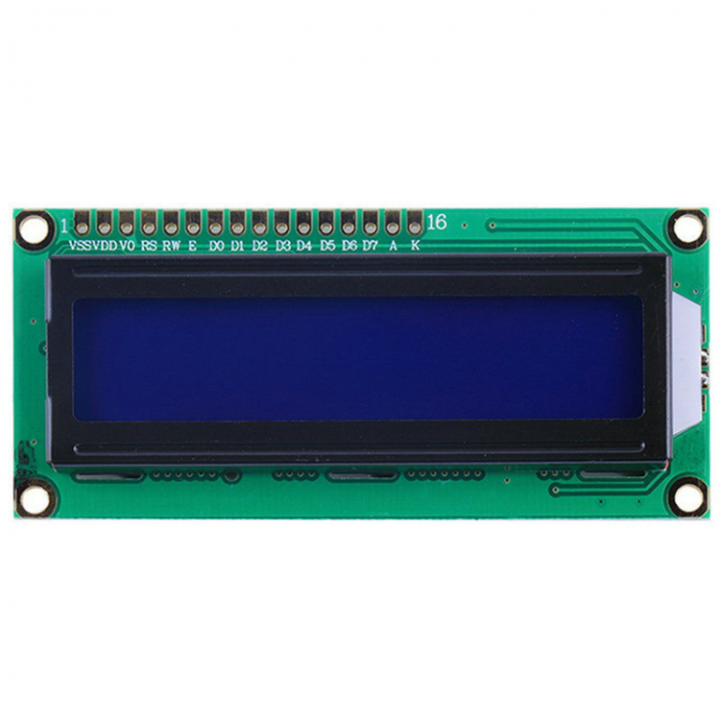 1601 5V LCD1601 LCD Display Monitor 1601 16×01 5V Character Blue Backlight Screen LCD 1601 IIC I2C For Arduino LCD Display Electrical Circuitry & Parts