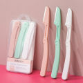 3Pcs Foldable Eyebrow Razor Set – Facial Hair Remover & Dermaplaning Tool for Women, Eyebrow Trimmer & Shaper. 