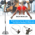 Fitness DIY Pulley Cable Machine Attachment System Lifting Arm Hand Strength Training Leg Tendon Stretching Equipment. 