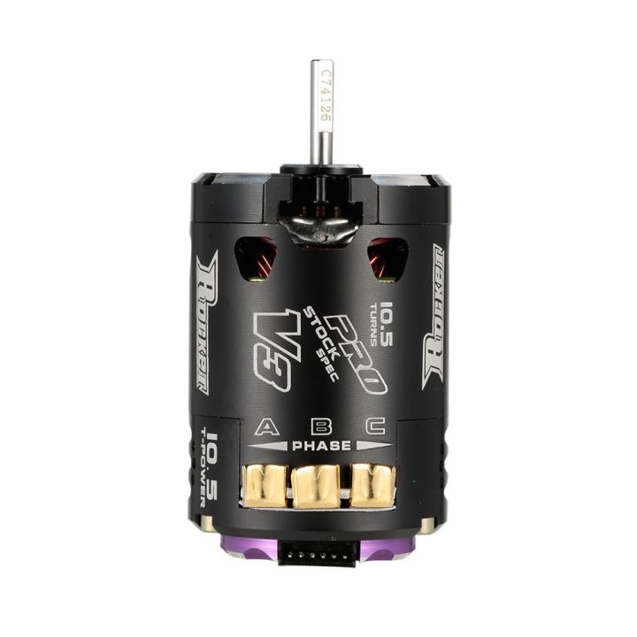 Moteur Brushless Surpass Hobby Rocket V3 540 10.5T 3800KV Sensored – Pour Voiture RC 1/10 Course