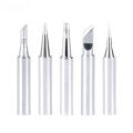 5Pcs Set Of SILVER 900M-T-I 900M-T-2.5D 900M-T-K 900M-T-B 900M-T-3C Soldering Tip Bit.