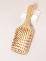 Premium Eco-Friendly Wooden Hair Comb & Bamboo Massage Brush - Natural Hair Care & Styling Tool. 