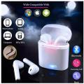 Mini Wireless Bluetooth Double Ear Earbuds i7 TWS Wireless Earphone with Mic For IOS Android.