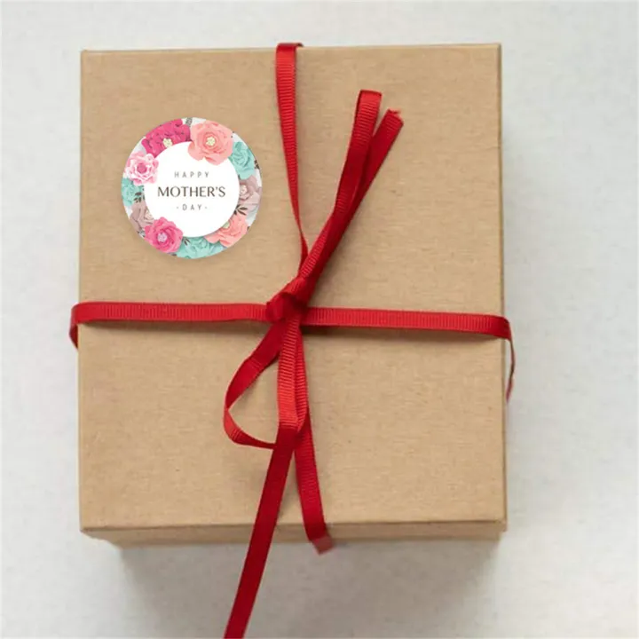 Tag%20Sticker%20Kraft%20Paper%20Happy%20Birthday%20Gift%20Tag%20Hangtag%20500%20Pieces%20Round%20Happy%20Mother's%20Day%20Gift%20-%20Image%207