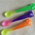 Baby Temperature Sensor Color Changing Spoon Kitchen Safety Children Tableware.