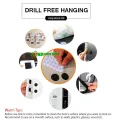 50 pairs x 2cm Round Self Adhesive Velcro Tape Hook and Loop Velcro Dot Fasteners (White). 