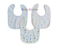 3 pcs cotton Bib for kids-Blue,Pink &yellow(china).