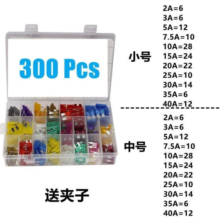 300PCS%20car%20set%20combination%20medium%20and%20small%20mini%20plug-in%20fuse%20-%20Image%206