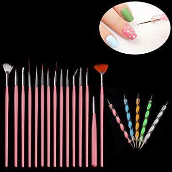 Nail%20Art%20Dotting%20tools%20and%20Painting%20Brush%20Set%20-%20(20pcs)%20-%20White,%20Pink%20,%20Black%20Random%20Colour%20-%20Image%203