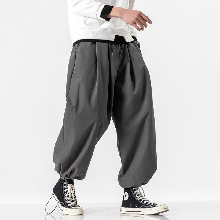 MRDONOO%20Men's%20Chinese%20Style%20Harem%20Pants%20Oversize%20Cotton%20Trousers%20Plus%20Size%205XL%20Male%20Jogger%20Baggy%20Pants%202020%20Autumn%20-%20Image%202