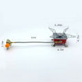 Portable Gas Stove Combo with Safety Lock and Adjustable Wind Guard for Camping & Hiking.