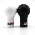 Ralliart Carbon Look Manual Transmission Gear Shift Knob Shifter Lever Head For Mitsubishi-black.