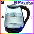 Miyako Electric Glass Body Automatic Kettle 1.8 Liter | MJK-180 GLS |1500 Watt. 