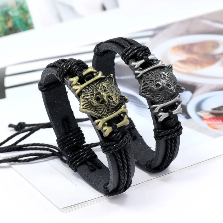 Hip%20Hop%20Rock%20Band%20Bracelet%20Steampunk%20Band%20Symbol%20Adjustable%20Wolf%20Head%20Charm%20Leather%20Bracelets%20Men%20Women%20Collection%20-%20Image%202