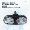USB Car Air Outlet Dashboard Mini Fan 5V Auto Ventilation Fan.