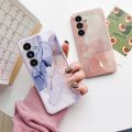 Case For Samsung A34 5G Back Cover Protective Silicone Funda Fashion Marble Stone Texture Coque For Samsung Galaxy A34 A 34 Capa.