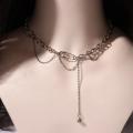 TIMIA Fashion Niche Dainty Safety Pin Gothic Party Jewelry Women Clavicle Chain Sweater Necklace Korean Style Pendant Necklace. 