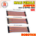 3 SET/30 PCS - Arduino Jumper Connecting Wires Male Female all types. 