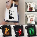 Aesthetic One Piece Japan Anime Luffy Zoro Monkey D Men Women Canvas Shoulder Totes Bag Eco Shopper Handbags Cotton Shopping Bag. 