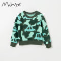 Malwee 2022 Autumn New Children's Clothing Boys Crewneck Sweatshirt Factory Direct Sale Baby Pullover One Piece Dropshipping. 