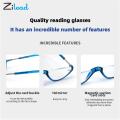 Zilead Magnet Reading Glasses For Men Women Hanging Neck Half Frame Magnetic Presbyopia Hyperopia Eyeglasses Diopter+1to+3 Gafas.