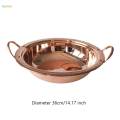Seafood Pot Kitchen Cookware Double Ear Spanish for Home Parties Dia 36cm.