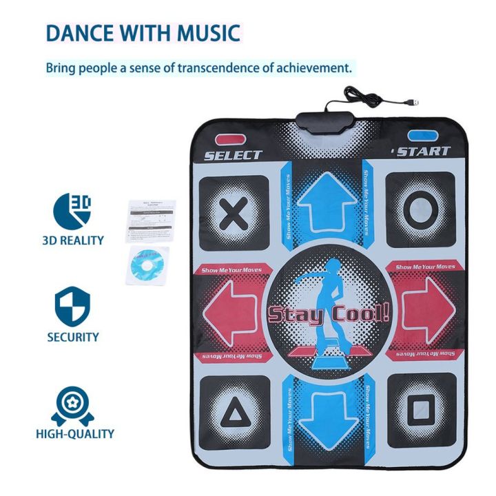 Non-Slip%20Dancing%20Step%20Dance%20Mat%20Pad%20Pads%20Dancer%20Blanket%20To%20PC%20With%20USB%20-%20Image%203