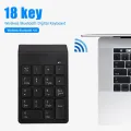 【happy one】Keys Bluetooth Numeric Keypad Mini Numpad with More Function Keys Keyboard For PC Accounting Tasks. 