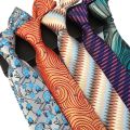 New 8cm Striped Dark Tie Business Casual Silk Luxury Mens Neck Ties Wedding Party Neck Tie Formal Dress Neck Tie. 