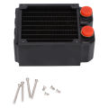 Copper Radiator TSRPH80 Copper Fin Water Cooled 45mm Double Layer Copper Cooling Radiator.