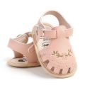 Comfortable Lightweight Girl Sandals Floral Non-slip Wrap Toe Sandals PU Soft Sole Shoes Summer. 