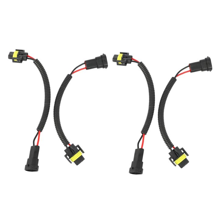 Xotic Tech H4/HB2 To 9006 Bulb Adapter Socket - For Headlight Fog Light Conversion Kit
