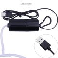 Mini Aquarium Air Pump Micro Usb Rechargeable Portable Small Oxygen Pump Home Fish Tank Silent Aerator With Air Stone Accessory.