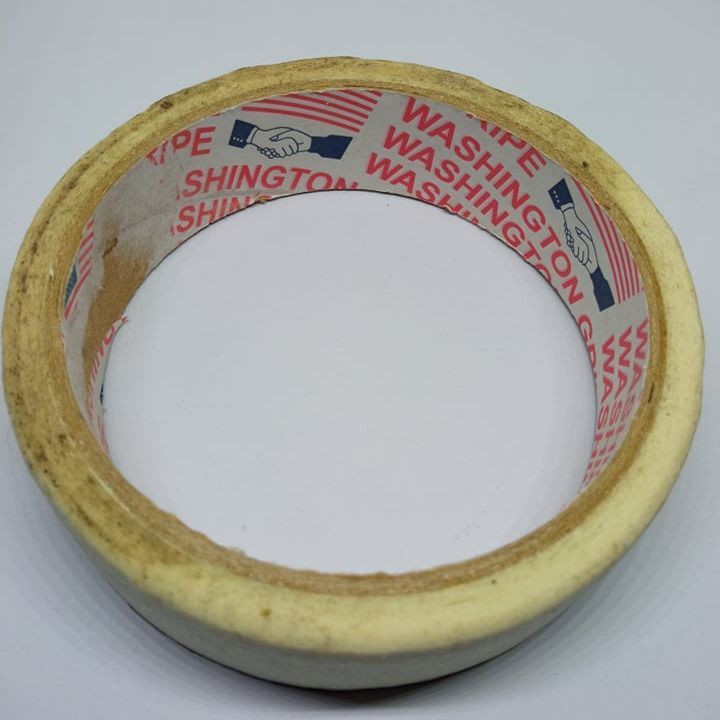 Masking Tape 1″ Inch Width 25mm Length 10 Meter Multi Purpose Masking Tape Rubber Glue Crepe Paper Masking Tape For Wall Painting Paper Masking Tape