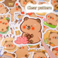 30Sheets Creative Funny Capybara Stickers Toy Kawaii Fashion Stickers DIY Cartoon Lovely Capybara Stickers Children Gifts Hudduo.