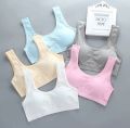 Cotton Sports bra teenagers bra comfortable bra padded bra for women (One Piece). 