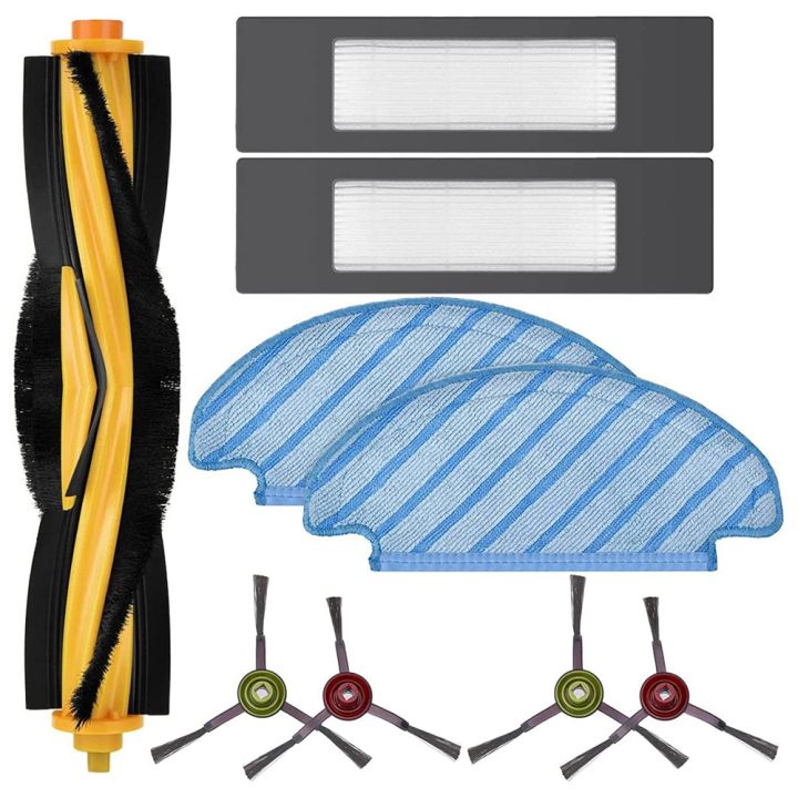 Vacuum Cleaner Kits Filter Side Brush Mop Cloth for Ozmo T8 / T8 T9+ N8 Pro