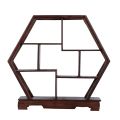 Home Carving Crafts Rack Antique Display Rack Flower Pot Rack Desk Decoration. 