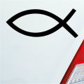 Car Stickers Church Church Fish Icon Jesus God 15x6 Car Window Laptop Decal Sticker Wall Sticker 20 Colours Available. 