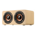 Wood Speakers Bluetooth Wireless Wooden Speaker Acoustic Subwoofer Strong Bass HIFI Soundbox TF Card 3.5mm Aux Loud Music Player. 
