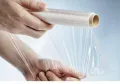 Fresher Plastic Stretch Wrap Clear Cling Food Grade PE Vinyl Film Plastic Wrapping Paper Roll 60 meter Ideal food Wrapping paper for Keeping Food Fresh / Wrapping Roll. 