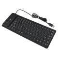 Silicone Foldable Portable Roll Up USB 2.0 Silent Keyboard Keypad. 