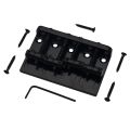 4 String Hardtail Bass Guitar Bridge for Fender Jazz Bass PB Black.