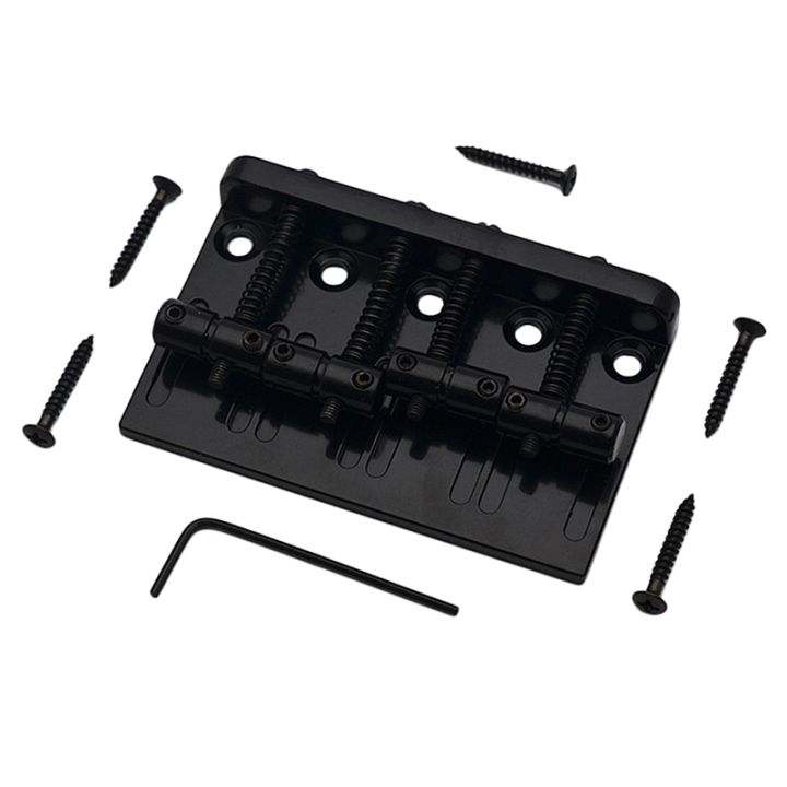 4%20String%20Hardtail%20Bass%20Guitar%20Bridge%20for%20Fender%20Jazz%20Bass%20PB%20Black%20-%20Image%208