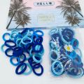 High elasticity towel ring that does not damage hair, seamless and fresh hair tie, colorful hair tie rubber band for girls.